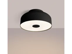 Sollux Lighting Lámpara De Techo Omiq Moderno De Acero/Pvc - 4 Fuentes Luminosas - L.30 X A.15 Cm - Negro Hot