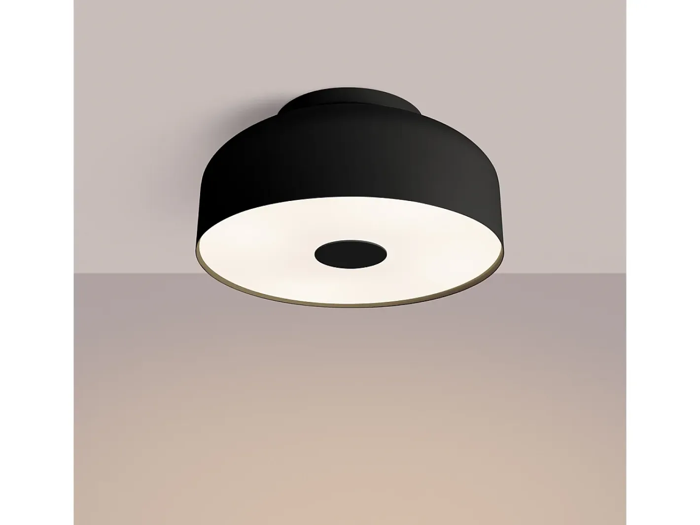 Sollux Lighting Lámpara De Techo Omiq Moderno De Acero/Pvc - 4 Fuentes Luminosas - L.30 X A.15 Cm - Negro Hot