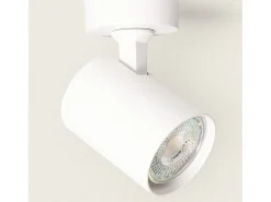 Outlet Ledkia Lámpara de Techo Orientable Nona Blanco Blanco Multicolor