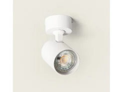 Outlet Ledkia Lámpara de Techo Orientable Nona Blanco Blanco Multicolor
