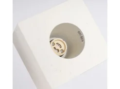 Online Sollux Lighting Lámpara de techo Quad industrial de concreto - 1 fuentes luminosas - L.10 x A.10 cm - Beige
