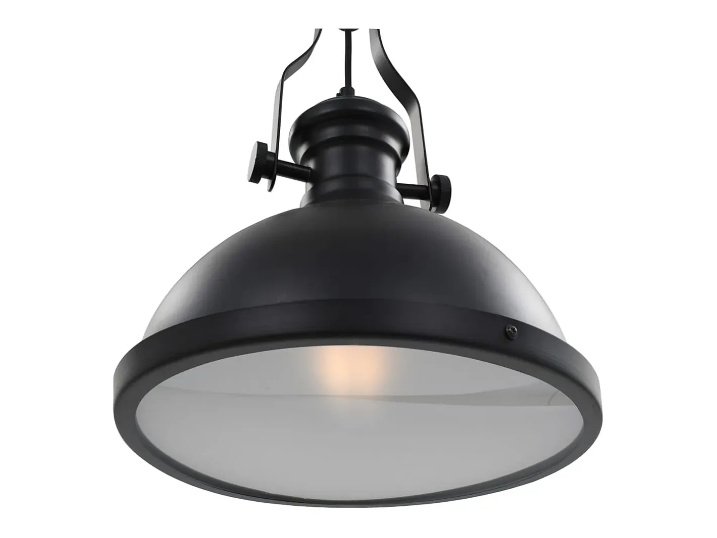 Plafón-Lámpara de techo redonda negra E27 ES398104 Negro
