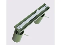 New Sollux Lighting Lámpara De Techo Ring Moderno De Acero - 2 Fuentes Luminosas - L.30 X A.17 Cm - Oliva Verde