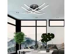 Plafón-Lámpara De Techo Toolight Led App398-C Chrome Plateado