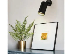 Plafón-Lámpara De Techo Toolight App1244-1C Black Negro