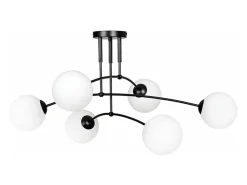 Plafón-Lámpara De Techo Toolight App1576-6C Black Negro