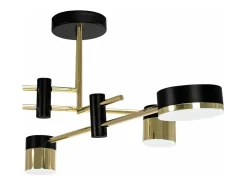 New Lámpara De Techo Toolight App1001-4C Black Negro