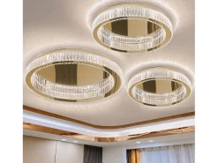Plafón-Lámpara De Techo Toolight App1721-C Gold 50 Dorado