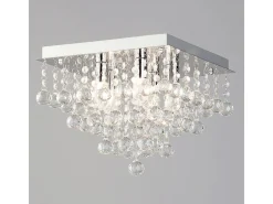 New Lámpara De Techo Toolight App515-4C Square Transparent Transparente