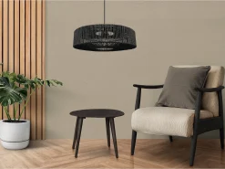 Plafón-Lámpara De Techo Toolight App1484-1C Black Negro