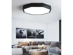 Plafón-Lámpara De Techo Toolight App863-C Diamond 50Cm Black Negro