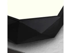 Plafón-Lámpara De Techo Toolight App863-C Diamond 50Cm Black Negro
