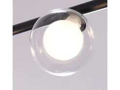 Lámpara De Techo Toolight App754-8Cp Black Negro Clearance