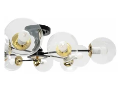Best Lámpara De Techo Toolight App1136-10C Black Gold Negro