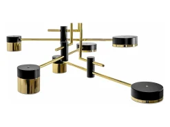 Best Lámpara De Techo Toolight App1002-6C Black Negro