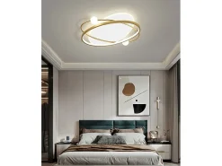 Plafón-Lámpara De Techo Toolight App1059-C Gold Dorado