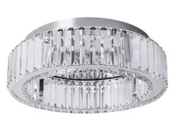 Lámpara De Techo Toolight App1744-C Chrome 50 Gris New