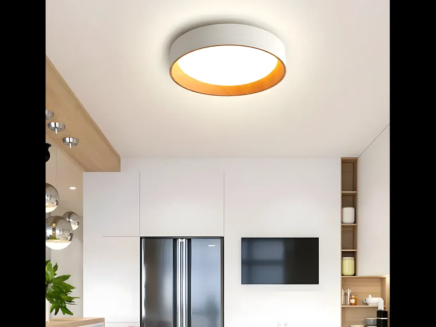 Plafón-Lámpara De Techo Toolight G115-C 40Cm 40Cm Beige