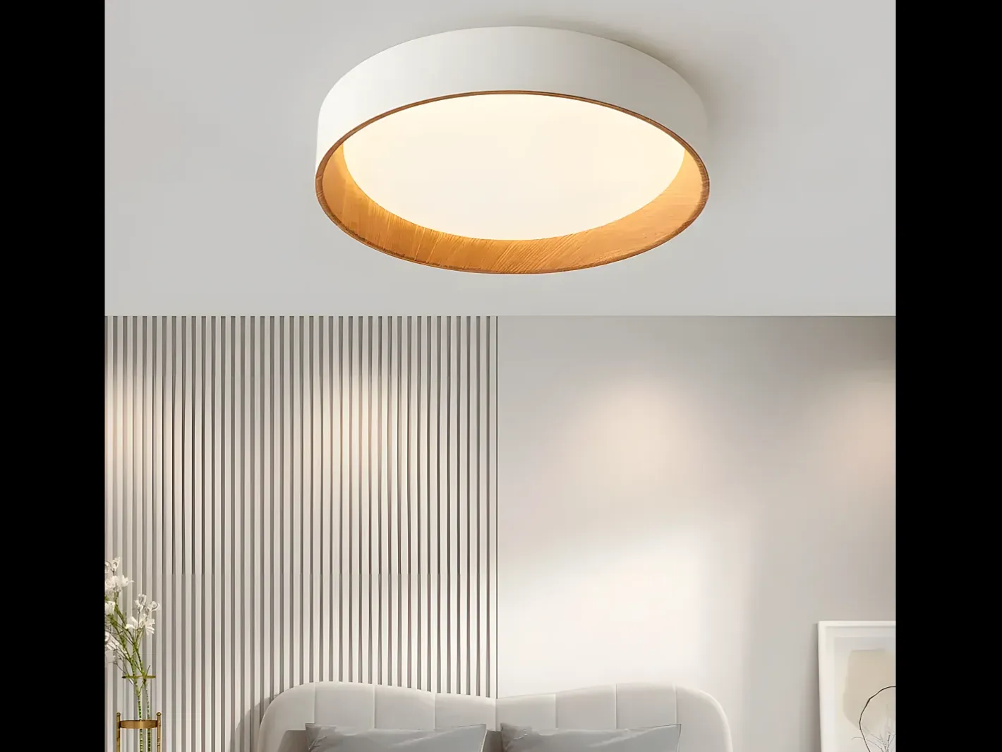 Plafón-Lámpara De Techo Toolight G115-C 40Cm 40Cm Beige