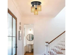 Online Lámpara De Techo Toolight App1624-3C Boho Black Beige