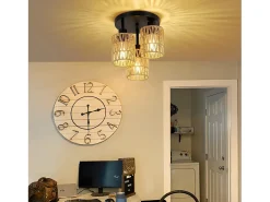 Online Lámpara De Techo Toolight App1624-3C Boho Black Beige