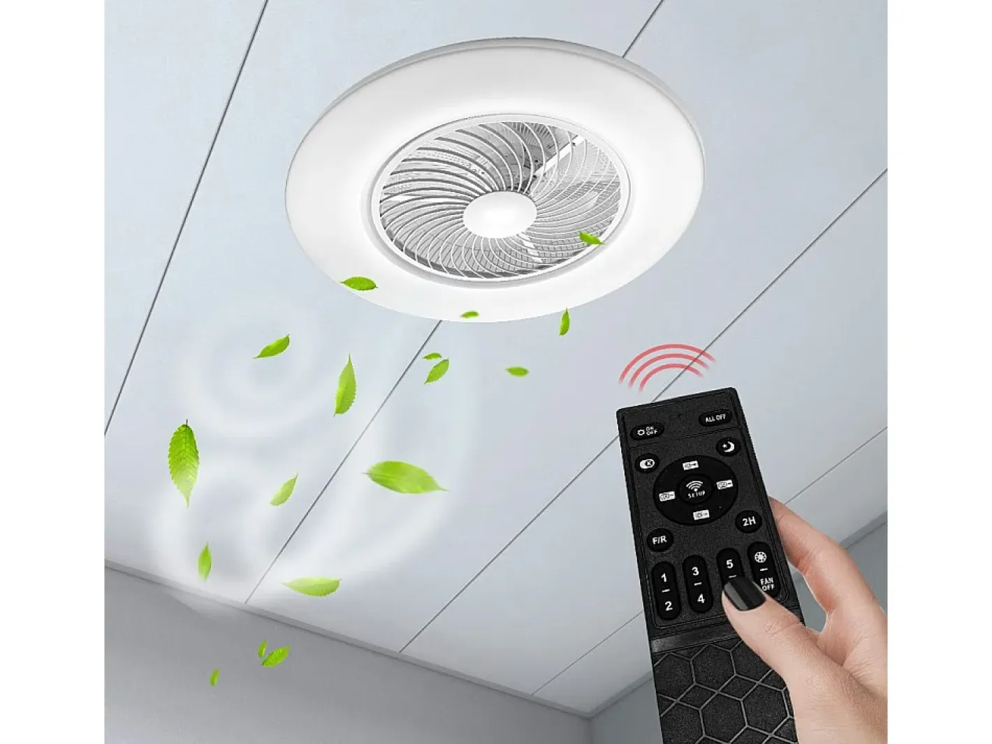 Lámpara De Techo Toolight App1551-C White Blanco
