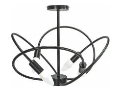 Lámpara De Techo Toolight App1093-4C Black Negro Sale