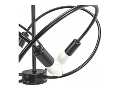 Lámpara De Techo Toolight App1093-4C Black Negro Sale