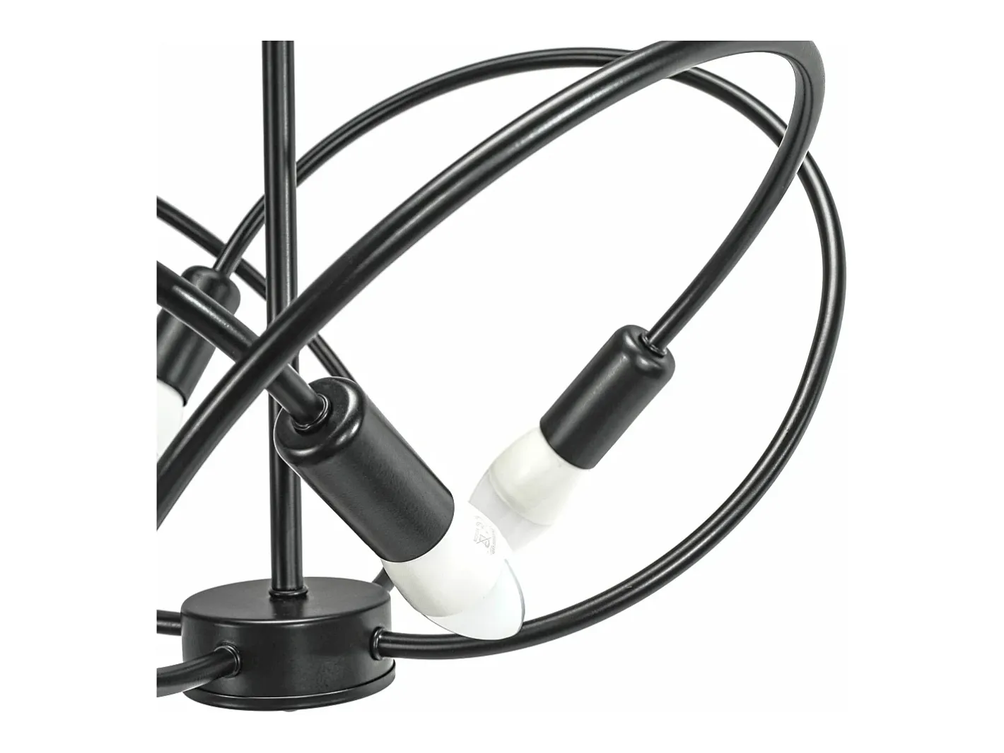 Lámpara De Techo Toolight App1093-4C Black Negro Sale