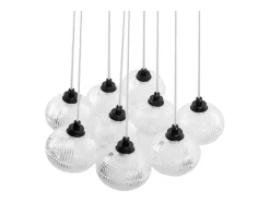 Lámpara De Techo Toolight Ms022-9Cp Black Negro Sale
