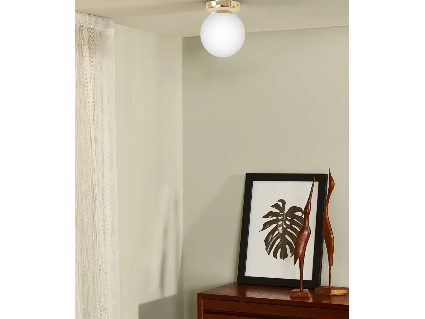 New Lámpara De Techo Toolight App1156-1C Gold Dorado