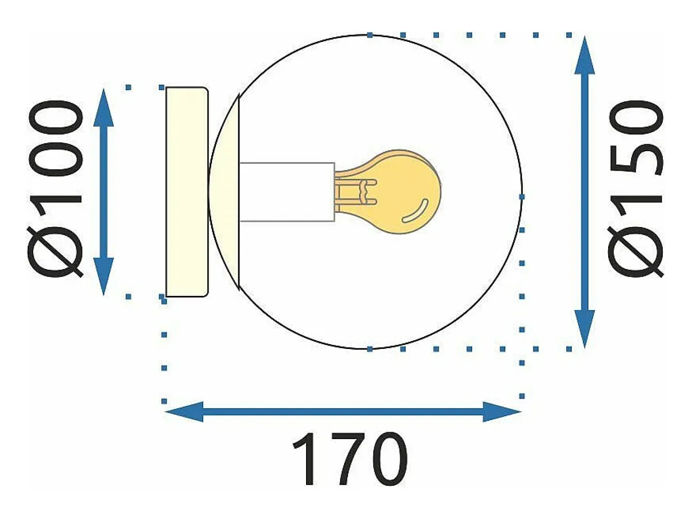 New Lámpara De Techo Toolight App1156-1C Gold Dorado