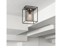 Lámpara De Techo Toolight App1264-1C Black Negro Hot