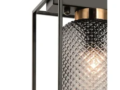 Lámpara De Techo Toolight App1264-1C Black Negro Hot