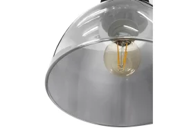 Plafón-Lámpara De Techo Toolight App1303-1C Black Negro