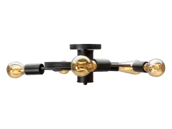 Plafón-Lámpara De Techo Toolight App741-5C Black Negro