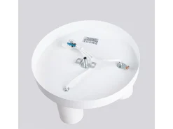 Clearance Sollux Lighting Lámpara de techo Toris moderno de acero - 3 fuentes luminosas 4000K - L.25 x A.12 cm - Blanco