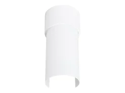 Sollux Lighting Plafón-Lámpara de techo Torow minimalista de acero - 1 fuentes luminosas 4000K - L.10 x A.21 cm - Blanco