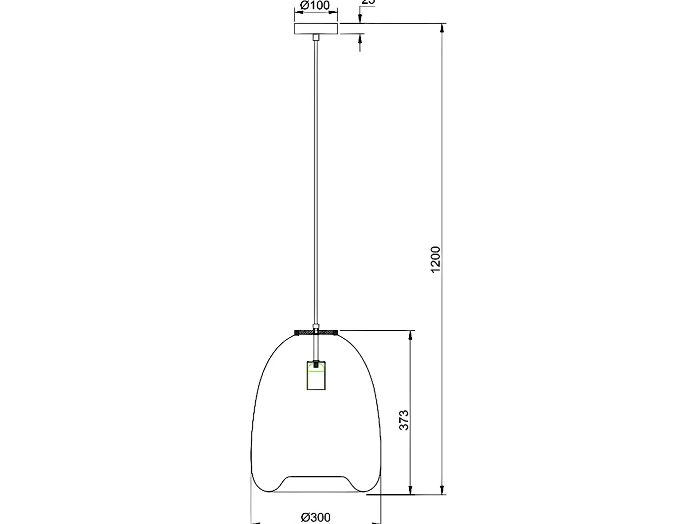 VS Venta-stock Lámpara Suspendida-Lámpara de techo Yumei de Bambú, diametro 30 cm Beige
