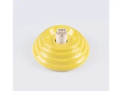 Sale Sollux Lighting Lámpara de techo Zori minimalista de cerámica/vidrio vidriado - 1 fuentes luminosas - L.12 x A.12 cm - Amarillo