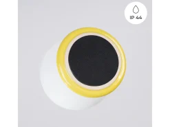 Sale Sollux Lighting Lámpara de techo Zori minimalista de cerámica/vidrio vidriado - 1 fuentes luminosas - L.12 x A.12 cm - Amarillo