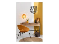 J-Line Lámpara de vidrio 58x28x28 cm Amarillo Hot