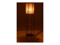 J-Line Lámpara De Mesa-Lámpara estantería de metal 38*38*160 cm Negro