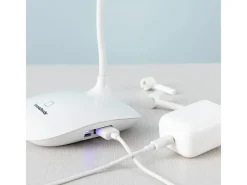 Innovagoods Lámpara LED de Mesa Recargable Táctil Lum2Go Blanco New
