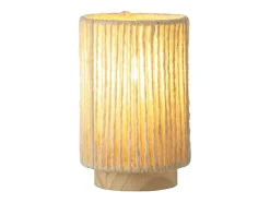 Online J-Line Lámpara led de metal 10.5x10.5x16 cm Beige