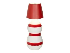 Online Lámpara LED Poldina STOPPER de Zafferano, recargable y portátil, color , con batería hasta 12 horas Rojo