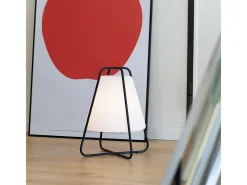 Online Lámpara LED recargable Teepee Zafferano - Táctil, para interior y exterior, IP65, diseño moderno, inalámbrica, color Negro
