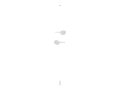 Lámpara LED suspendida Zafferano SUPER O Blanca recargable y regulable - 2 módulos de luz Blanco Clearance