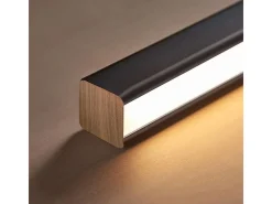 New Lámpara Led Toolight App1448-Cp Black 100Cm Negro