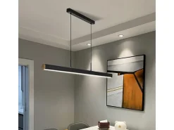 New Lámpara Led Toolight App1448-Cp Black 100Cm Negro